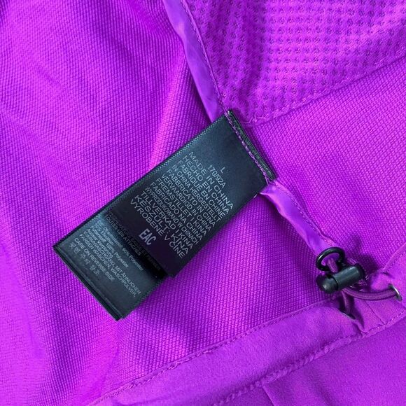 MARMOT Large Purple Gorpcore Softshell Jacket Outdoor Hiking Ski Layer - Picture 9 of 11